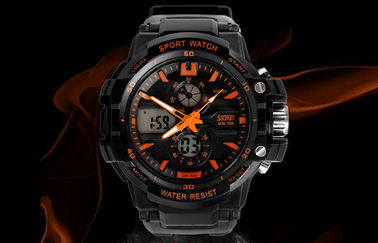 OEM Man Dual Time Strefa Analogowy Cyfrowy Wrist Watch Z godzinowe Chime