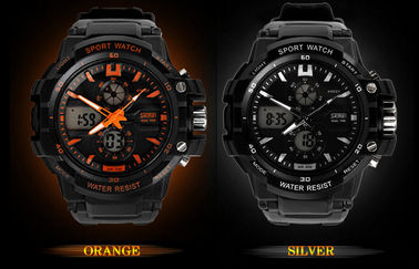 OEM Man Dual Time Strefa Analogowy Cyfrowy Wrist Watch Z godzinowe Chime