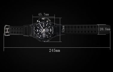 OEM Man Dual Time Strefa Analogowy Cyfrowy Wrist Watch Z godzinowe Chime
