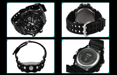 OEM Man Dual Time Strefa Analogowy Cyfrowy Wrist Watch Z godzinowe Chime