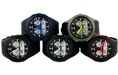 Lady Okrągły wielofunkcyjna Analogowy Cyfrowy Wrist Watch Z godzinowe Chime