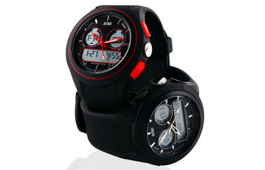Lady Okrągły wielofunkcyjna Analogowy Cyfrowy Wrist Watch Z godzinowe Chime