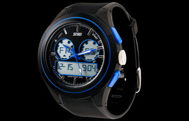 Lady Okrągły wielofunkcyjna Analogowy Cyfrowy Wrist Watch Z godzinowe Chime
