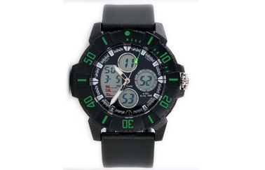 Wypoczynek Unisex EL Backlight 5 ATM Analogowy Cyfrowy Wrist Watch z obrotowym Bezel