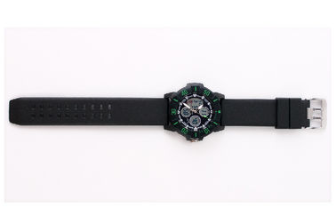 Wypoczynek Unisex EL Backlight 5 ATM Analogowy Cyfrowy Wrist Watch z obrotowym Bezel