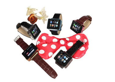 Bezprzewodowa Bluetooth Smart Watch Phone Producent metalowa obudowa skórzany pasek