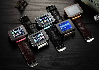 Bezprzewodowa Bluetooth Smart Watch Phone Producent metalowa obudowa skórzany pasek