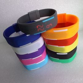 Wodoodporna Unisex Sport silikonowa bransoletka zegarek na rękę, Led cyfrowy ekran dotykowy Watch