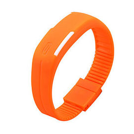 Ekran dotykowy silikonowa LED Cyfrowy Wrist Watch, Red Light Led Cyfrowy Wrist Watch