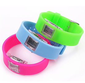 Casual Stylowe LED Cyfrowy Wrist Watch Elastyczne Ruch dla chłopców / dziewcząt