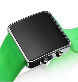 Chłodny LED Touch Cyfrowy Wrist Watch Z stainess Steel Case, Lustro Watch LED