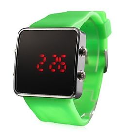 Chłodny LED Touch Cyfrowy Wrist Watch Z stainess Steel Case, Lustro Watch LED
