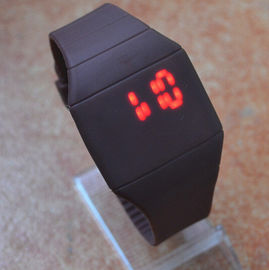 Unisex LED Cyfrowy Wrist Watch Czarny prezent na Boże Narodzenie, Faceless bransoletka Zegarek LED