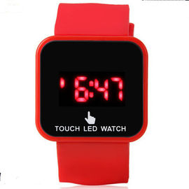 Fioletowy LED Cyfrowy Wrist Watch na dziewczynę Plastikowa skrzynka + Silicone Nadgarstek OEM ODM
