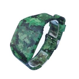 Non - Fade druku 3D LED Mężczyźni cyfrowe zegarki wzorkiem, Military Zegarek LED