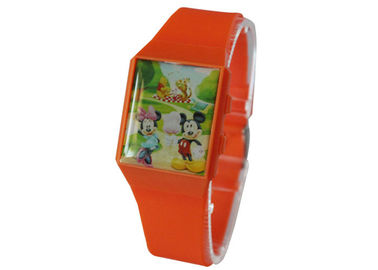Duże twarzy Led cyfrowe Japonia MOVT Quartz Wrist Watch TPU Pasek ze stali nierdzewnej Powrót
