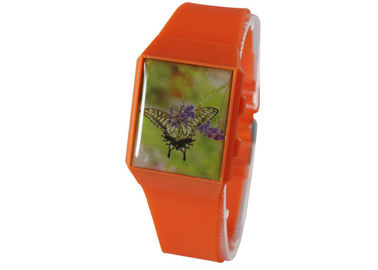 Duże twarzy Led cyfrowe Japonia MOVT Quartz Wrist Watch TPU Pasek ze stali nierdzewnej Powrót