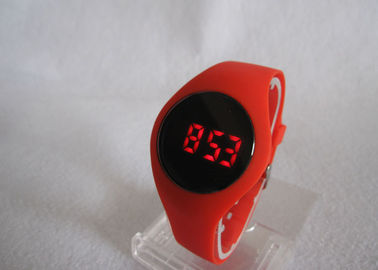 Red Trendy Super Silikon Touch Screen cyfrowe zegarki dla kobiet