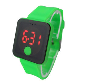Niestandardowe Kolorowe LED Cyfrowy Wrist Watch z miękkim paskiem, bateria litowa