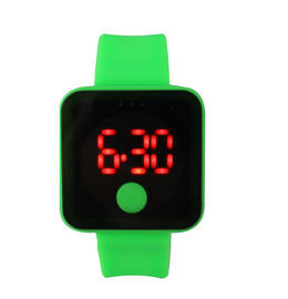Niestandardowe Kolorowe LED Cyfrowy Wrist Watch z miękkim paskiem, bateria litowa