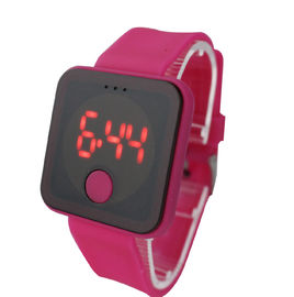 Niestandardowe Kolorowe LED Cyfrowy Wrist Watch z miękkim paskiem, bateria litowa