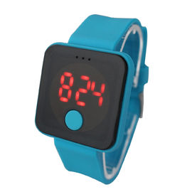 Niestandardowe Kolorowe LED Cyfrowy Wrist Watch z miękkim paskiem, bateria litowa