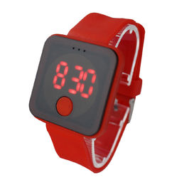 Niestandardowe Kolorowe LED Cyfrowy Wrist Watch z miękkim paskiem, bateria litowa