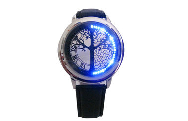 Skórzana bransoletka LED Cyfrowy Wrist Watch Unisex do pływania, Wodoszczelność