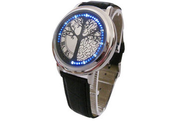 Skórzana bransoletka LED Cyfrowy Wrist Watch Unisex do pływania, Wodoszczelność