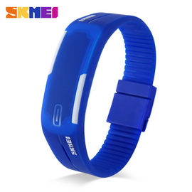 Małe LED Cyfrowy Wrist Watch Podświetlenie EL Z Softable PU paśmie
