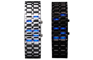 Wodoodporny LED Cyfrowy Wrist Watch, Watch Man żelaza samurajów