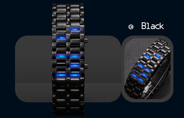 Wodoodporny LED Cyfrowy Wrist Watch, Watch Man żelaza samurajów
