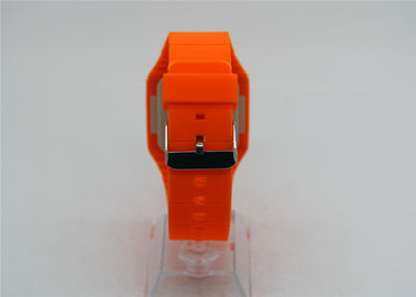 Ruch sportowy cyfrowe LED Wrist Watch Zegarek silikonowy naciśnij ekran dotykowy oświetlenia