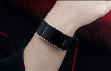 Unisex PU Pasek LED Cyfrowy Wrist Watch 3 ATM Wodoszczelność