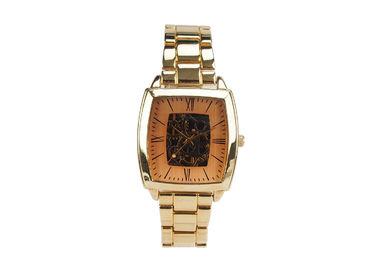 Wyświetlacz Vogue Unisex Quartz Analog Metal Strap Watch Z obudowa ze stali nierdzewnej