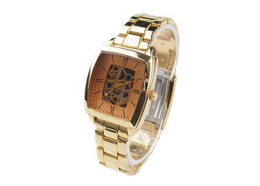 Wyświetlacz Vogue Unisex Quartz Analog Metal Strap Watch Z obudowa ze stali nierdzewnej