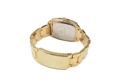 Wyświetlacz Vogue Unisex Quartz Analog Metal Strap Watch Z obudowa ze stali nierdzewnej