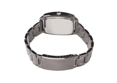 Luksusowy Prostokątny Wodoodporność Metal Wrist Watch dla mężczyzn / kobiet