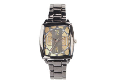 Luksusowy Prostokątny Wodoodporność Metal Wrist Watch dla mężczyzn / kobiet