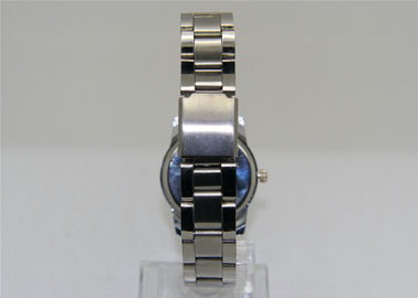Pasek ze stali nierdzewnej Metal Strap Watch z ramką i fałszywych dysku