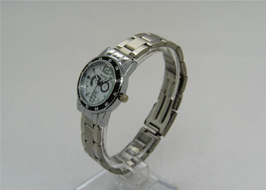 Pasek ze stali nierdzewnej Metal Strap Watch z ramką i fałszywych dysku