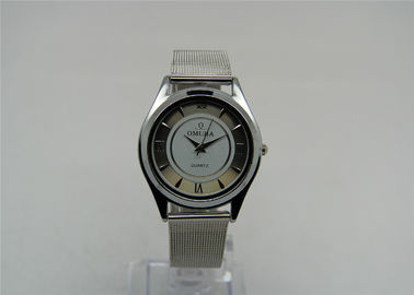 Pasek stalowy wstążka Metal Strap Watch z japońskiego analogowy mechanizm kwarcowy