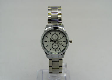 Biznes Metal Strap Watch 1ATM Wodoodporny z świecących rąk