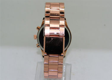 Rose złota Metal Strap Watch / analogowy zegarek kwarcowy 1ATM Wodoodporna