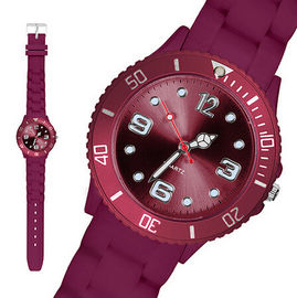Promocyjny pasek klienta Unisex Silicone Watch Bransoletka 43mm Z Adjudable paskiem