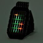 INFLUX - Japanese Inspired Czerwony Pomarańczowy Zielony LED Watch Bransoletka Metal Strap