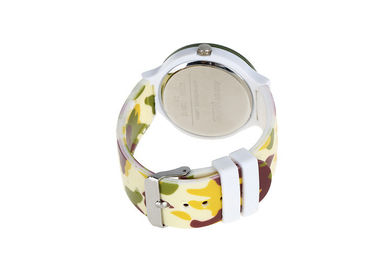 3 ATM PU Zespół Teenage Plastic Quartz Watch, Stainless Steel Case Powrót