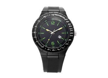 Schłodzić Czarny Sport Analog Męski Plastikowy zegarek kwarcowy Japonia MOVT z baterią