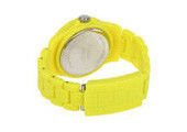 Żółty Analog Ruch Japonii Plastic Ladies Wrist Watch Quartz z paskiem na PC