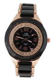 Wyświetlacz analogowy czarny Japonia MOVT kwarcowe Trendy Unisex zegarki